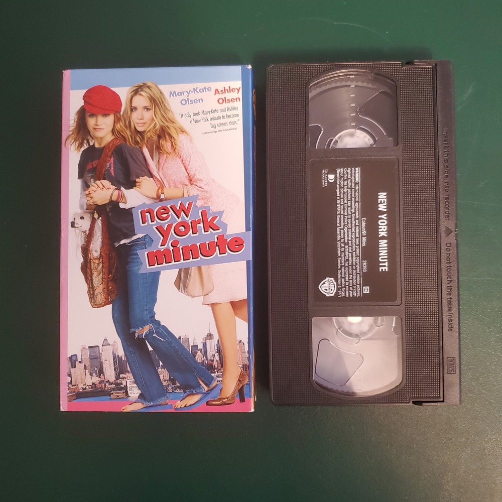 New York Minute VHS 2004 Mary-Kate and Ashley Olsen Comedy Movie Warner Bros